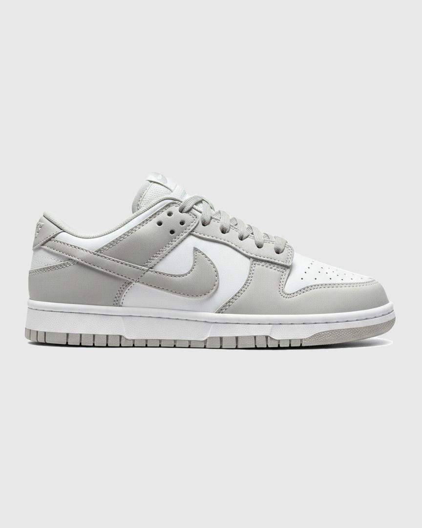 NIKE LOW DUNK WHITE-GREY SHOES