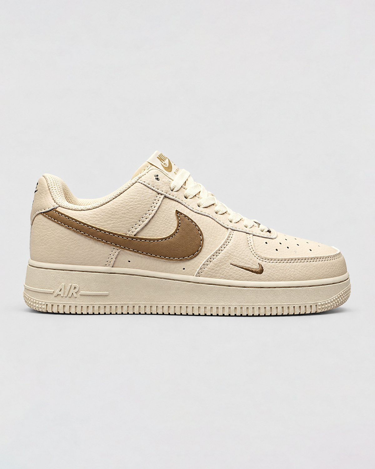 NIKE AIR FORCE 1'07 RICEBROWN SHOES