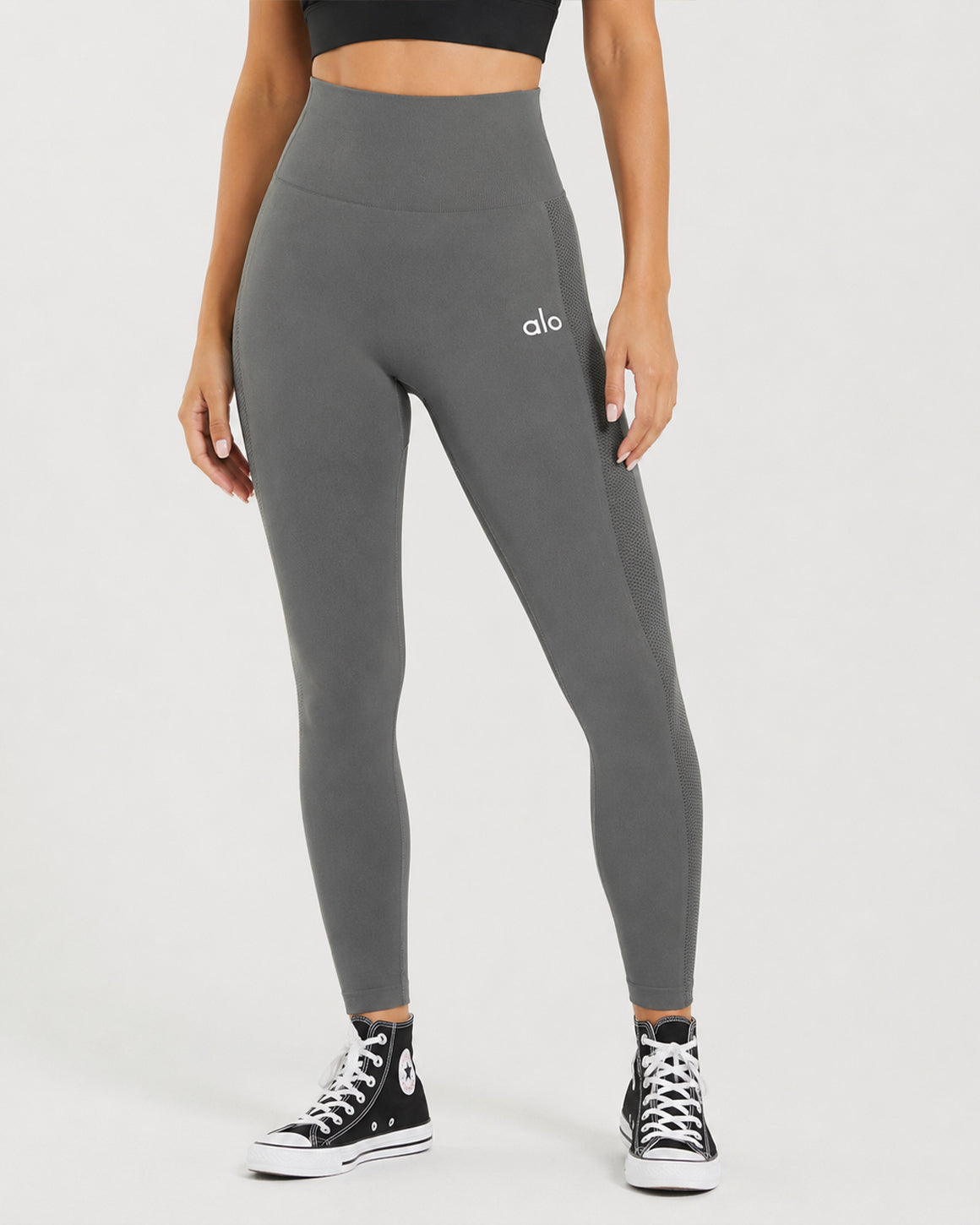 ALO ENERGY GREY SEAMLESS LEGGING