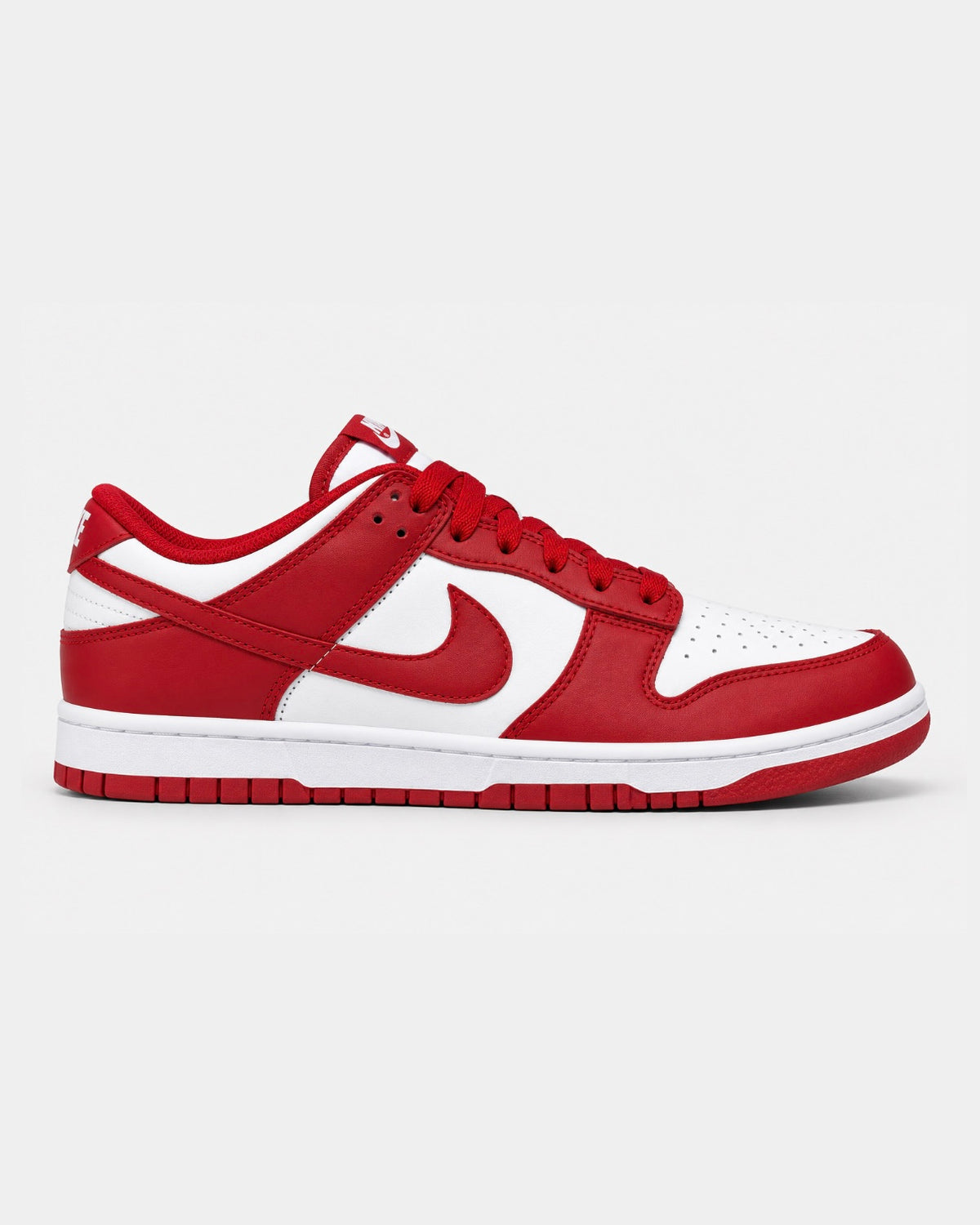 NIKE LOW DUNK TEAM RED SHOES