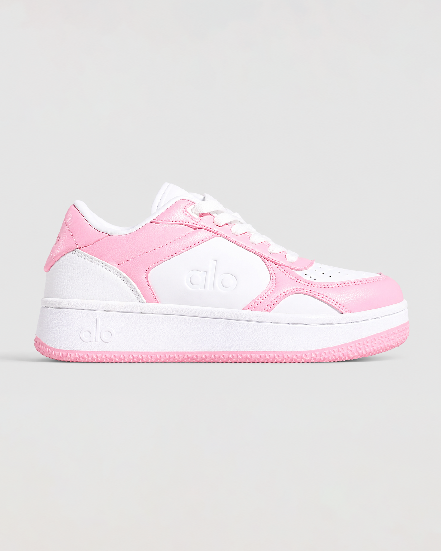 ALO RECOVERY MODE WHITE-PINK SNEAKER