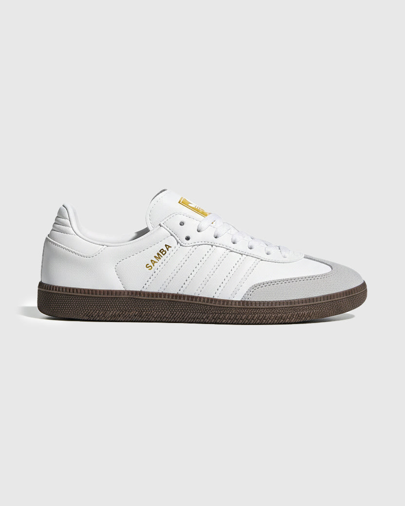 ADIDAS SAMBA ALL WHITE SHOES