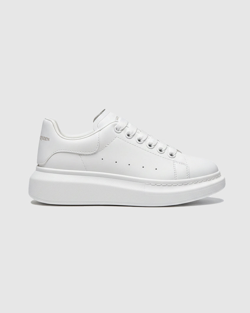 ALEXANDER MCQUEEN ALL WHITE SHOES