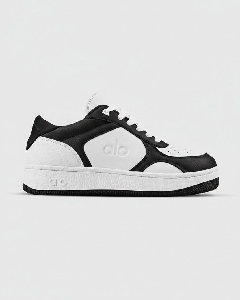 ALO RECOVERY MODE WHITE-BLACK SNEAKER