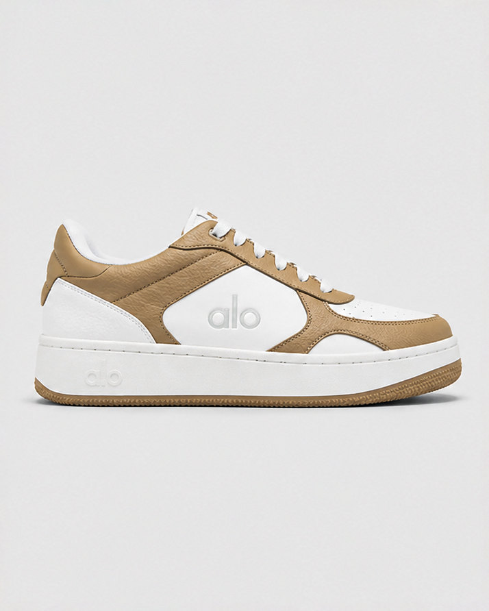 ALO RECOVERY MODE WHITE-BEIGE SNEAKER