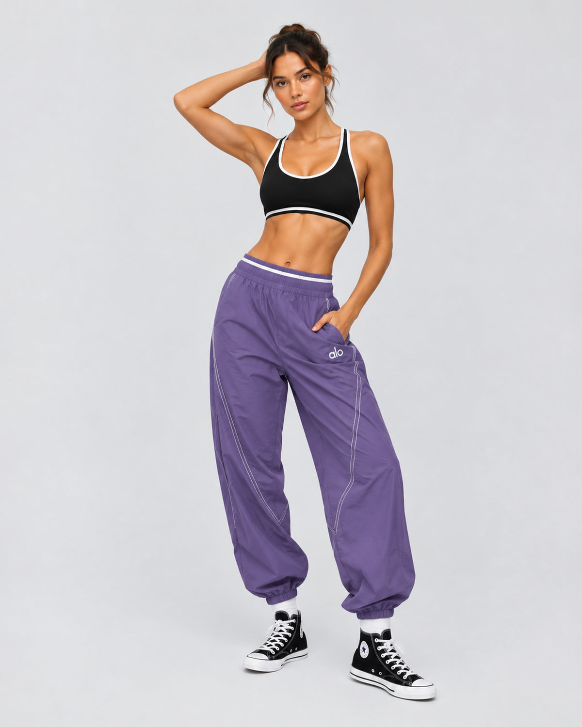 ALO SOFT PURPLE PANT