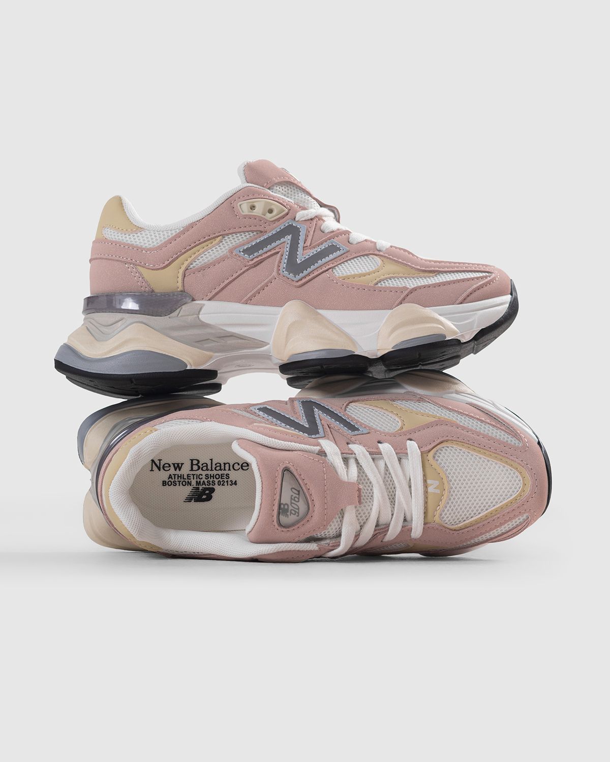NB 9060 MUSHROOM WHITE-PINK SHOES