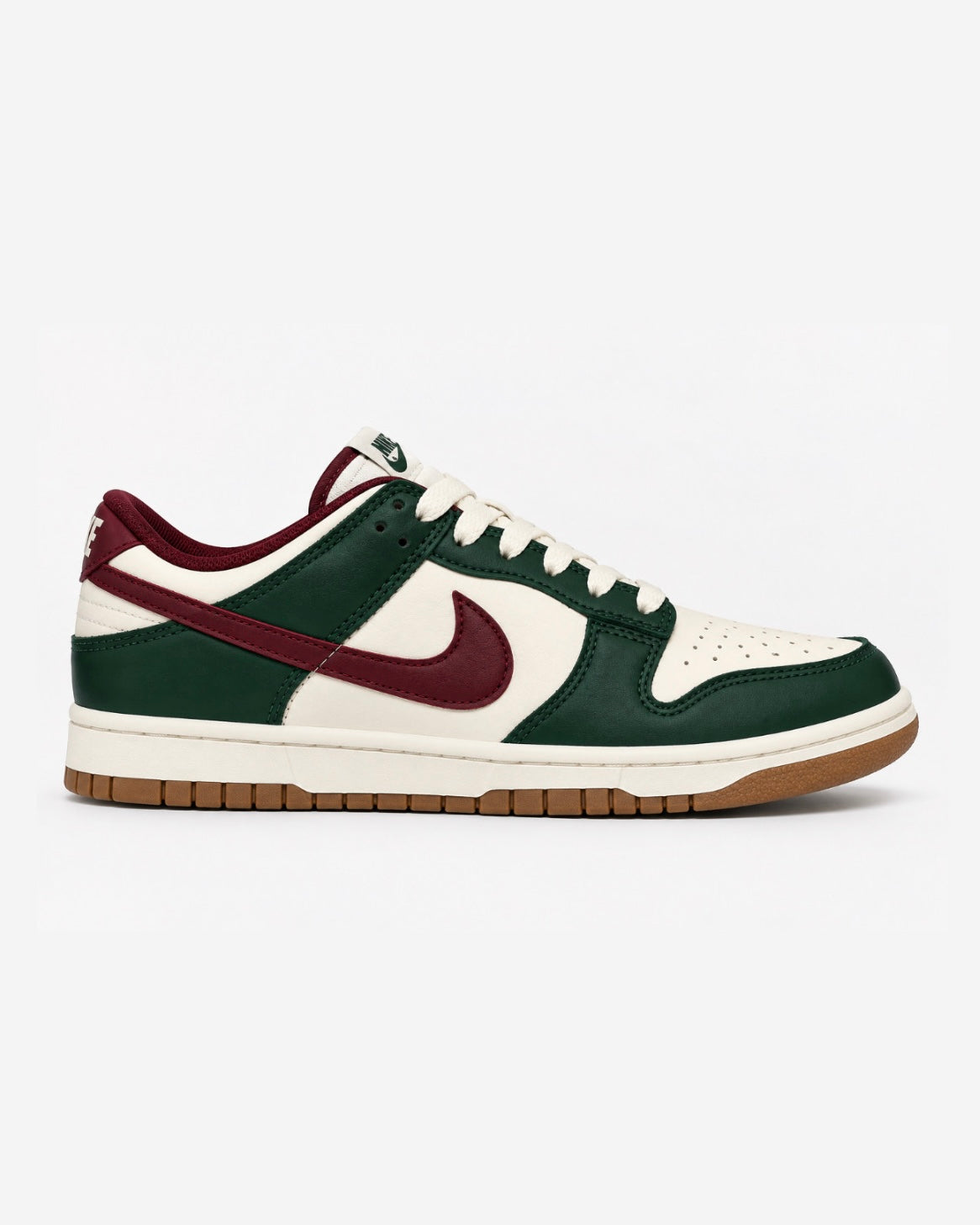 NIKE LOW DUNK WHITE GREEN SHOES