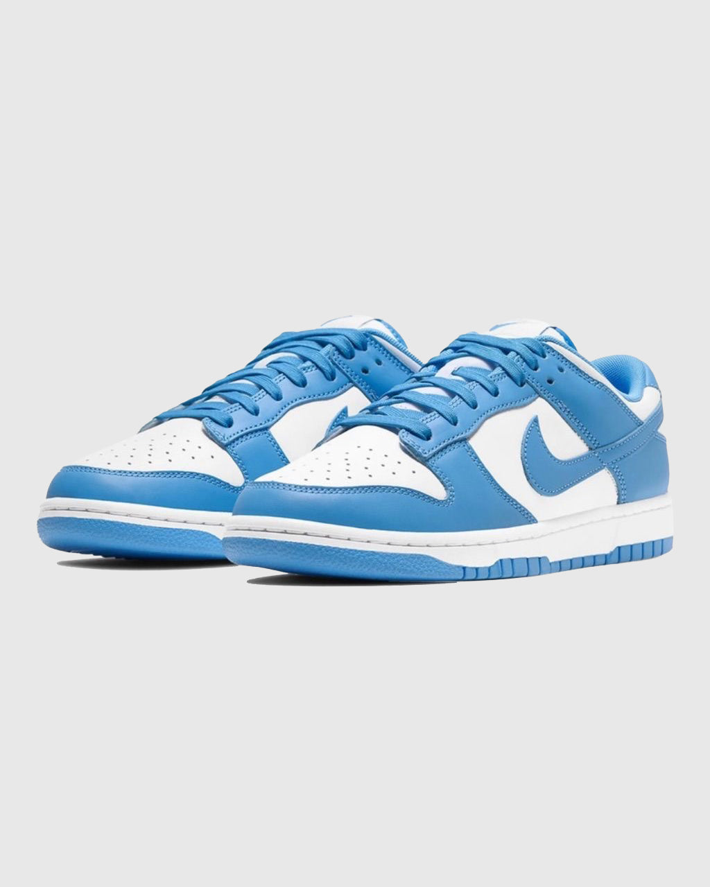 NIKE LOW DUNK WHITE BLUE SHOES