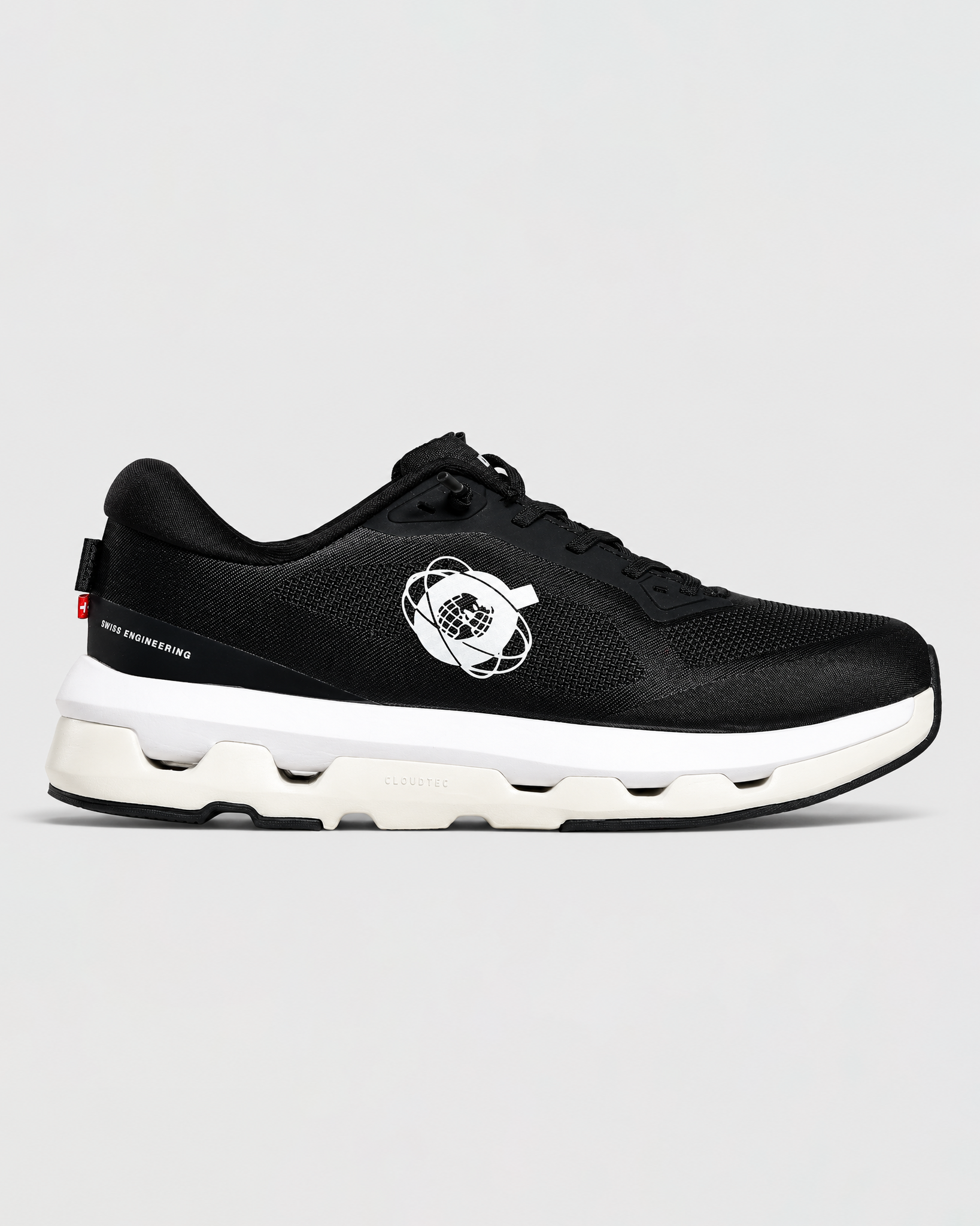 ON X KITH CLOUDZONE BLACK-WHITE SHOES