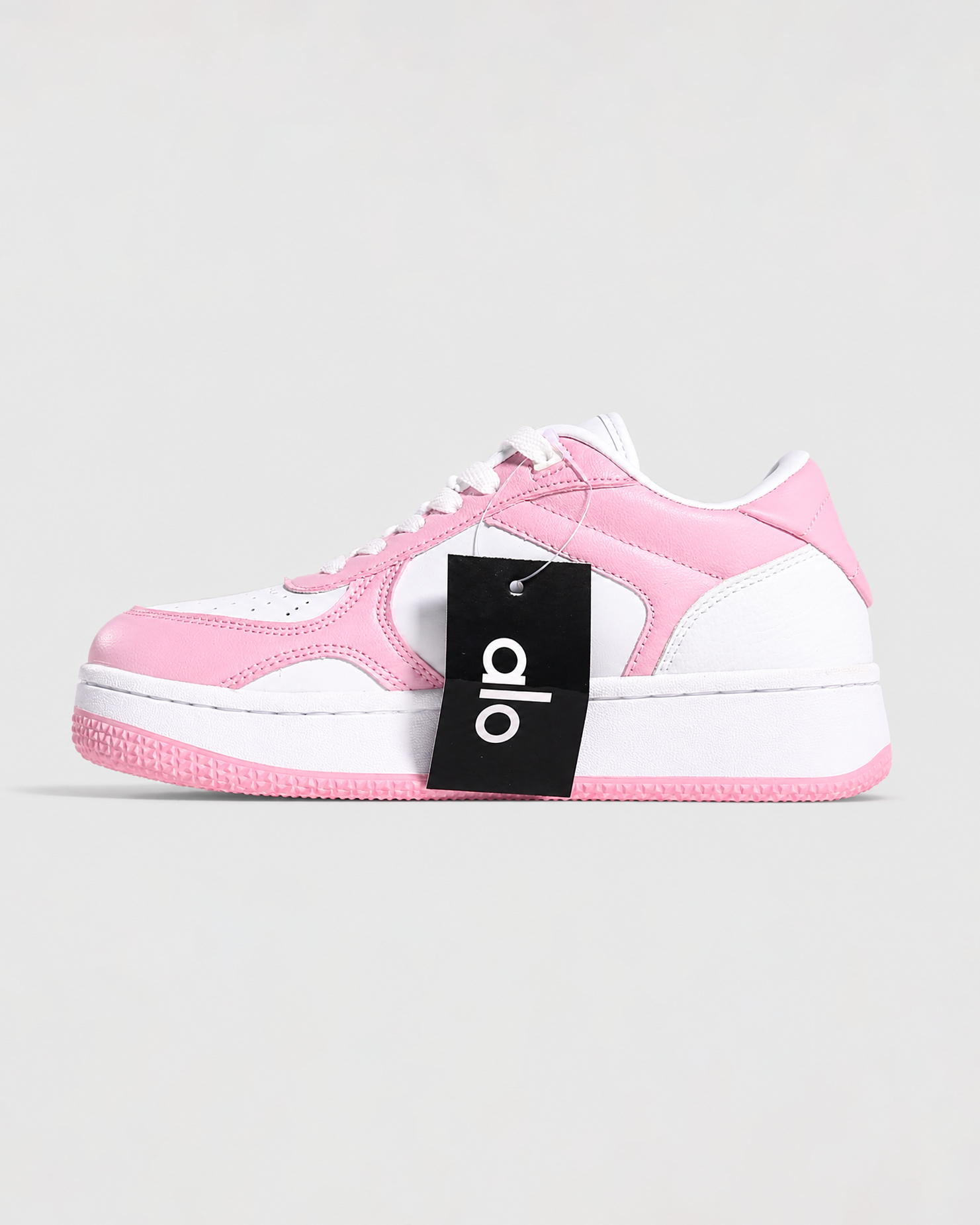 ALO RECOVERY MODE  WHITE-PINK SNEAKER