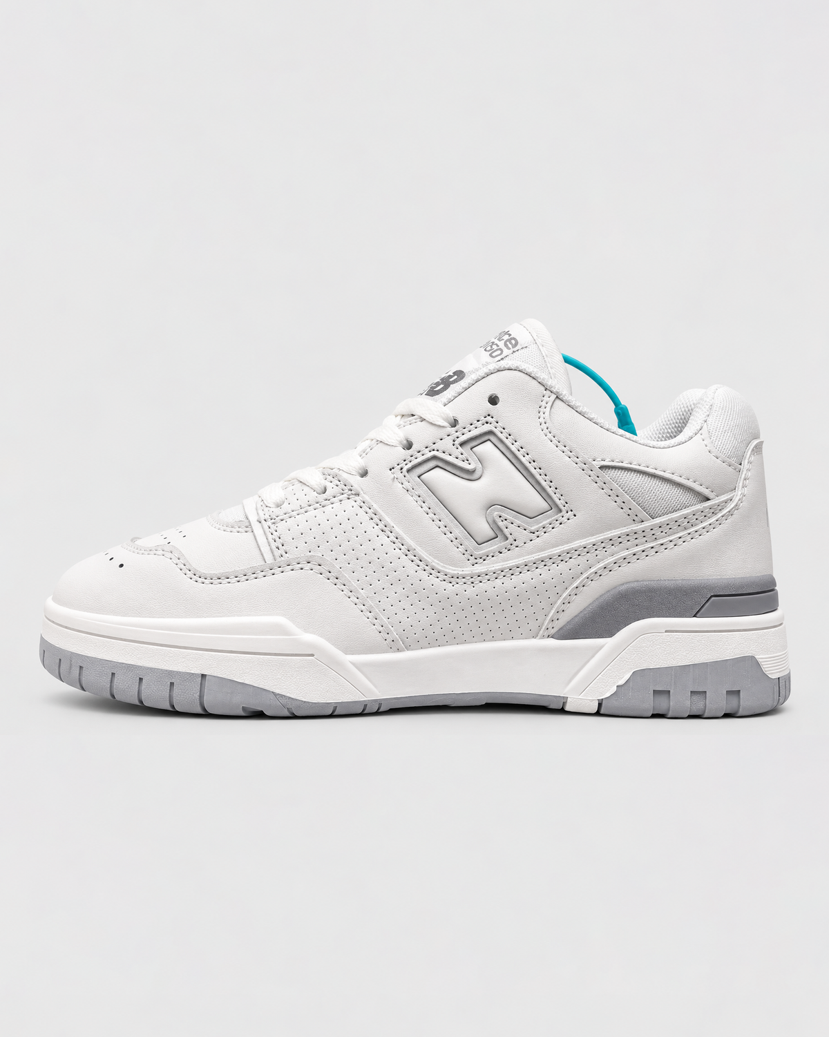 NB 550 WHITE L. GREY SHOES