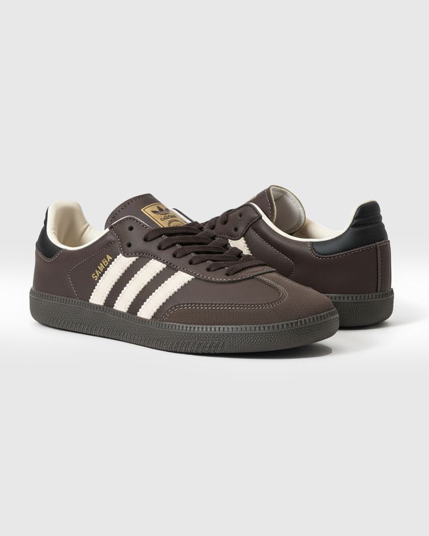 ADIDAS SAMBA BROWN SHOES