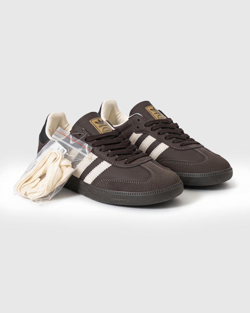 ADIDAS SAMBA BROWN SHOES