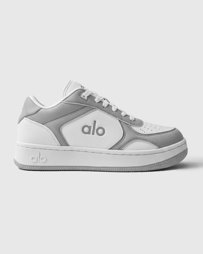 ALO RECOVERY MODE WHITE-LIGHT GREY SNEAKER