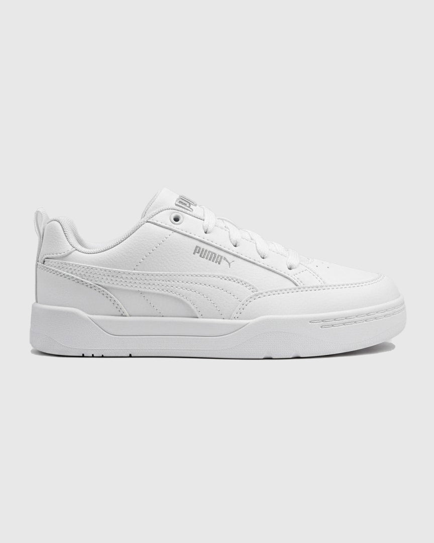 PUMA PARK LIFESTYLE ALL WHITE SHOES