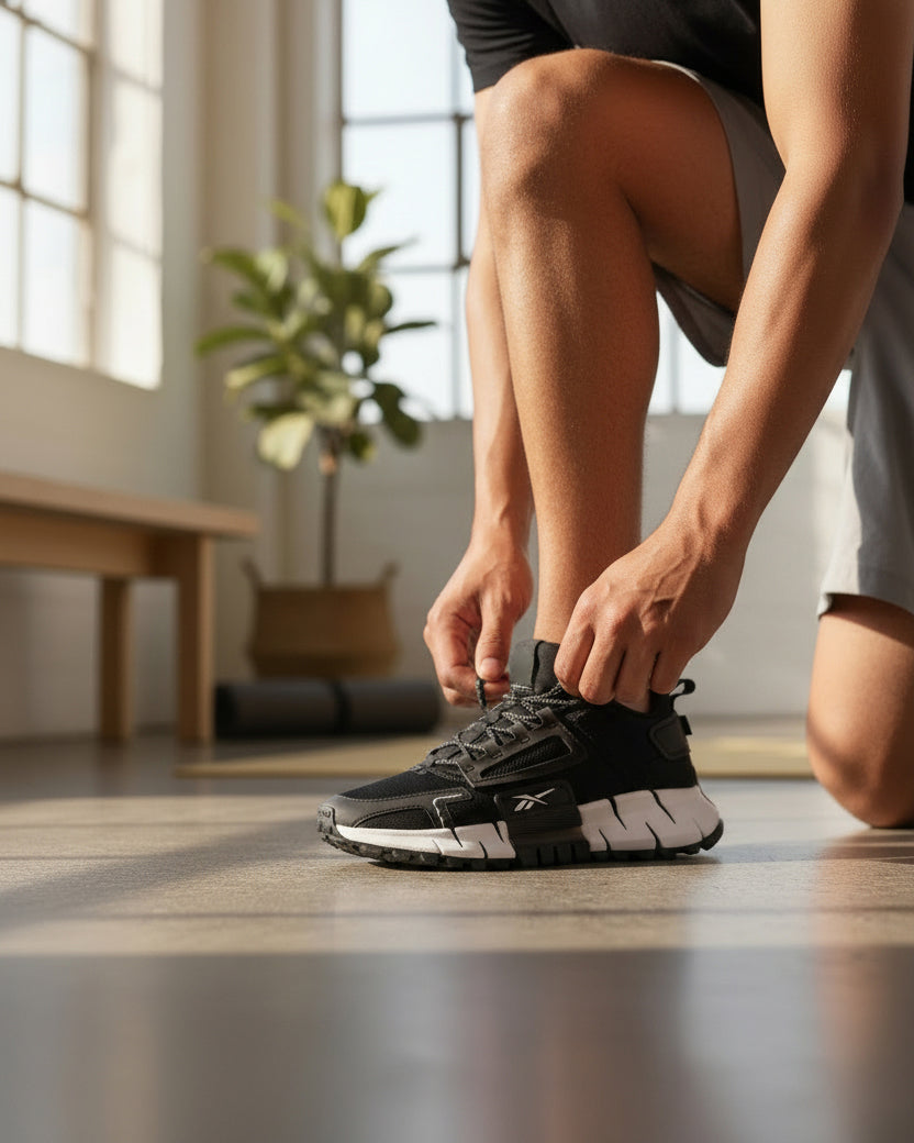 REEBOK ZIG KINETICA EDGE BLACK SHOES