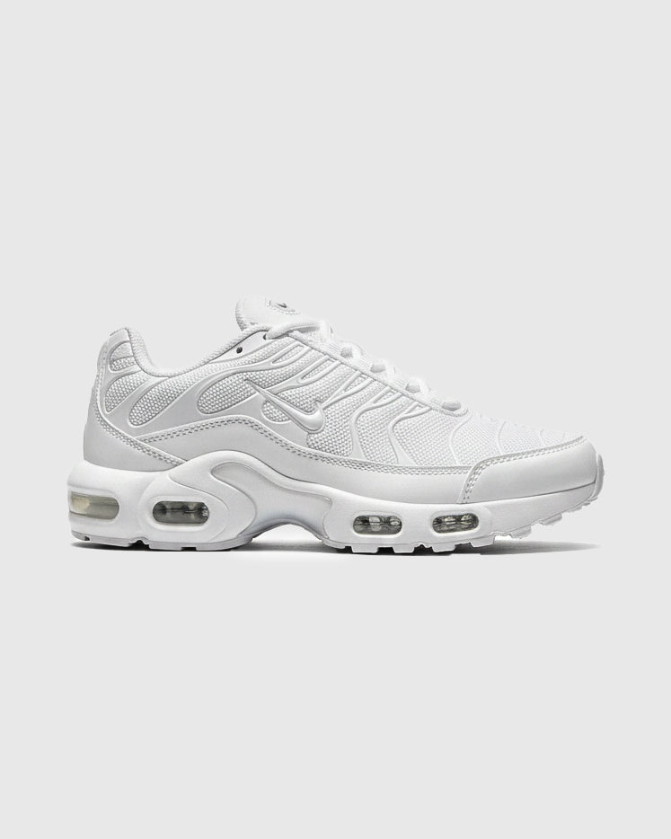 NIKE TN AIR ALL WHITE SHOES