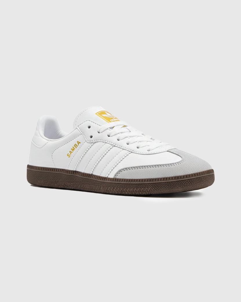 ADIDAS SAMBA ALL WHITE SHOES
