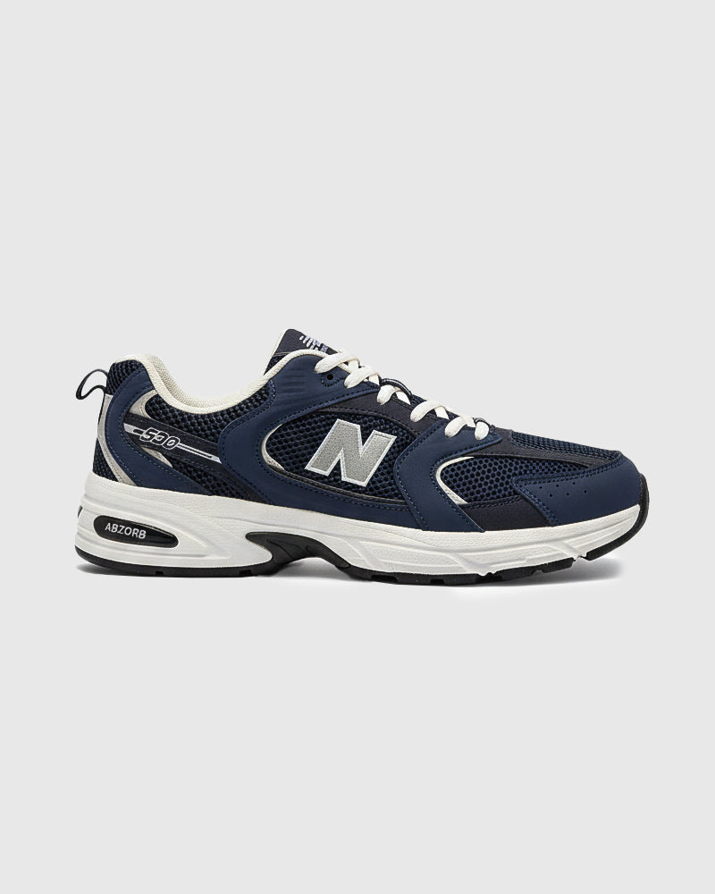 NB 530 Indigo Navy-White Shoes
