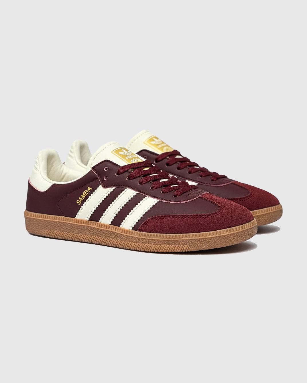 ADIDAS SAMBA BURGUNDY SHOES